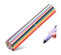 IMIKEYA 110Pcs Pcl Filament Refills for 3D Printing Pen 22 Vibrant Colors Low Temperature 3D Pen Filament 15Cm Strands Compatible with 3Doodler Start for Creative Art Projects