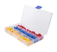 IMIKEYA 120pcs Wire Connector Kit Insulated Electrical Connectors for Easy Butt Splice Crimp Operations Versatile Crimping Tool for Household Industrial Use