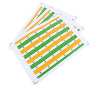 IMIKEYA 126pcs India Flag Temporary Tattoos Stickers with Fine Workmanship and Breathable Material for European Football Cup Face Decoration