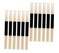 IMIKEYA 12pairs Maple Drumsticks Jazz Wood Drumming Equipment for Beginners Portable Practice Sticks
