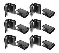 IMIKEYA 12pcs Black Plastic Enchanted Book Candy Storage Boxes Flip Lid, Decorative Wedding Candy Containers and Retro Book-shaped Favor Boxes for Party and Event Use