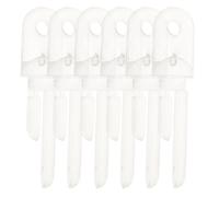 IMIKEYA 12pcs Blind Hook Accessory Wand Tip for Horizontal Blind Plastic Sturdy Not Easy to Bend Or Break Simple Design for Office and Home Hardwares