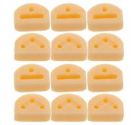 IMIKEYA 12pcs Bridge Beads for Acoustic Guitar Strings Classical Flamenco Guitar Beads String Clamp Locks for Nylon Folk Ukulele Music Accessories