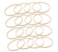 IMIKEYA 12pcs DIY Dream Catcher Rings Round Bamboo Craft Hoops for Handcrafting for Wreaths Mandalas and Windchimes Smooth and Material