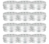 IMIKEYA 12pcs Dog Scent Training Case Aluminium Small Scent Container 60ml Capacity Dog Nose Training Tool for Working to Ease Emotional Pressure and Release Excess Energy