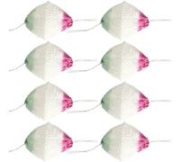 IMIKEYA 12pcs Dual-tip Kerosene Lamp Mantles Windproof Lantern Net Covers for Camping Outdoor Gaslight Wick Replacement M Size