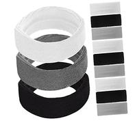 IMIKEYA 12Pcs Womens Sports Headbands Stretch Sweatbands for Fitness Yoga Running Gym Non Fading Elastic Hair Bands for Multi Use Sweat Absorbing Workout Accessories in Black White Grey