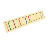 IMIKEYA 13" 3/4 Viola Fret Fingerboard Sticker Label Paper Position Marker, Light Yellow Fret Guide Sticker for Beginner Students Practicing Music