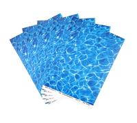 IMIKEYA 15 Sheets Artificial River Stream Decor Sturdy Plastic Basing for Sand Table Model DIY Micro Landscape Scenery Props for Train Layout Architectural Building