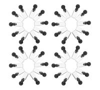 IMIKEYA 150pcs 0.5ml Glass Perfume Sampler Vials with Ball Stoppers, Mini Essential Oil Sample Bottles Leakproof Refillable for Travel and Fragrance Testing