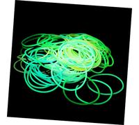 IMIKEYA 150Pcs Luminous Silicone Jelly Bracelets for Glow the Dark Wristbands Versatile Hair Ties for Parties and Daily Fashion High Elasticity and Softness