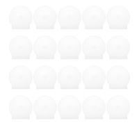 IMIKEYA 15pcs Plastic CD Jewel Case DVD Storage Holder Thickened Single Disc Clamshell Box Suitable for Media Organization and Travel