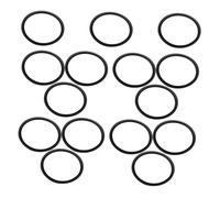 IMIKEYA 15pcs Trumpet Cornet Tuning Slide Ring Rubber Replacement Rings Soft Smooth Sturdy Maintains Shape Black for Trumpet Players
