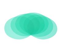 IMIKEYA 15pcs Warm Tone Light Correction Sheets 10cm Circular Gel Filters for LED Spotlights and Tube Lights Self-Adhesive for and Theatre Effects