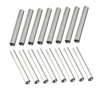 IMIKEYA 16pcs Electrolyzer Rv Hot Water Anode Rv Anode Rod Anode Rod for Hot Water Replacement Anode Rod Water Quality Monitoring Replacement Rods for Water Heater Silver Iron