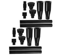 IMIKEYA 16pcs Water Fountain Nozzle Kit with Fountain Pump Replacement Heads for Pool and Fish Pond, Plastic Material with Versatile Spray Patterns, Low Maintenance Outdoor Garden Parts