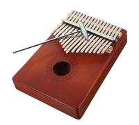IMIKEYA 17-key Thumb Piano in Petal Wood Portable Finger Piano Tuning Hammer for Ages