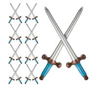 IMIKEYA 18Pcs Inflatable Pirate Swords Lightweight Cosplay Props for Halloween Parties Themed Celebrations and Pirate Role Play Activities