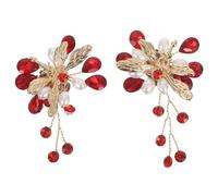 IMIKEYA 1Pair Bride Shoe Clips: Decorative Rhinestone Dragonfly Shoe Buckles Detachable Pearl Charm Decorations for High Heels Dress Wedding