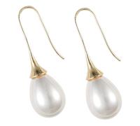 IMIKEYA 1Pair Elegant Pearl Dangle Earrings for Women Aesthetic Teardrop Design Vintage Inspired Statement Jewelry for Any Occasion Thoughtful Option