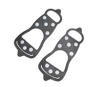 IMIKEYA 1Pair Outdoor Slip Shoe Covers with Crampons for Mountaineering Durable Tooth Design for Winter Hiking and Climbing Lightweight and Tough Footwear Protection