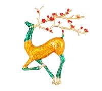 IMIKEYA 1PC Creative Alloy Animal Brooch Stylish Deer Pin Badge for Women Unique Costume Accessory Versatile Jewelry for Sweaters Dresses Bags More