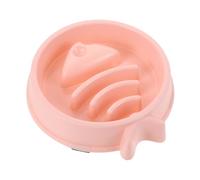 IMIKEYA 1Pc Creative Fish Bone Shape Slow Feeder Bowl for Cats and Dogs Lightweight Pet Food Bowl to Help Control Obesity Easy to Clean for Travel Unique Design