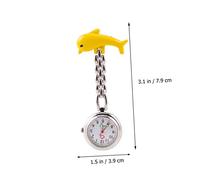 IMIKEYA 1Pc Luminous Pocket Watch for Nurse and Doctor Adorable Dolphin Design with Accurate Timekeeping Unique Chain Portable Compact for Medical Staff Use