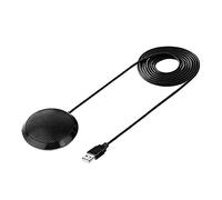IMIKEYA 1Pc Round USB Conference Microphone Omnidirectional Condenser Mic for Video Calls Compatible with Laptop for Meetings Gaming and Streaming High Fidelity Sound
