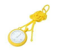 IMIKEYA 1PC Small Round Silicone Quartz Nurse Watch with Necklace Random Dial Cute Design Yellow for Medical Professionals and Everyday Wear