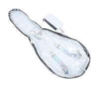 IMIKEYA 1Pc Transparent Acoustic Guitar Bag Backpack with Double Straps for Folk Guitars Portable Design for Easy Outdoor Transport