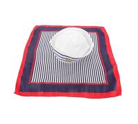 IMIKEYA 1Set Nautical Style Sailor Hat and Scarf Lightweight Captain Costume Accessory for Sailing Parties and Cosplay Breathable Classic Fashion Design