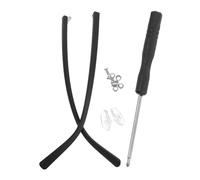 IMIKEYA 2 Pairs Nonslip Glasses Arm Replacement Matte Eyeglasses Legs Durable Fall Temple Repair Accessory for Comfortable Frame Stability During Exercise