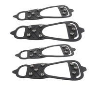 IMIKEYA 2 Pairs Tooth Snow Spikes Non Slip Shoe Covers for Ice Fishing Hiking and Walking Durable Winter Cleats Chains for Sneakers and Boots