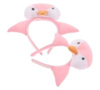 IMIKEYA 2 Pcs Penguin Headband Adorable Ocean Animal Hair Accessories for Comfortable Penguin Costume Hoop for Parties Spa and DIY Decor