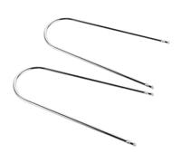 IMIKEYA 2 Pcs U Shaped Metal Car Audio Removal Keys for Car Dvd and CD Players Quick Disassembly Tool and Maintenance Suitable for Professionals and Amateurs
