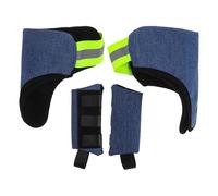 IMIKEYA 2 Set Crutch Grip Replacement: Soft Hand Grip Pads - Washable Oxford Cloth Covers - Anti-Slip Cushions for Forearm & Underarm Crutches