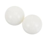 IMIKEYA 2 Sets Marble Handballs for Hand Exercise and Stress Relief Round White Hand Rolling Balls to Stimulate Muscles for Massage and Relaxation