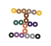 IMIKEYA 20 Pcs Colored Felt Washers Cymbal Stand Felt Pads Drum Strap Button Washers for Drum Practice Pad Accessories