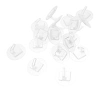 IMIKEYA 20 Pcs Self Adhesive Strong Sticky Hooks for Wall Waterproof Bathroom Towel Hooks for Hanging Towels No Drilling for Home Organization