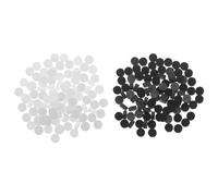 IMIKEYA 200pcs Acrylic Inlay Fretboard Dots Guitar Fret Markers White and Black 6x2.5mm Sturdy Easy Installation for Guitar Fingerboard Luthier Repair