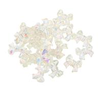 IMIKEYA 200pcs Kawaii Bow Nail Charms Resin Bow Nail Charm Resin Bow Charm Christmas Nail Women Nail Bowknot DIY Knot Art