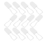 IMIKEYA 20pcs Bag Lock Plastic Mini Buckles Sturdy Lightweight White Pp Iron Security Seals for Long Distance Transportation and Management Processes