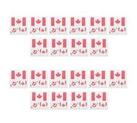 IMIKEYA 20pcs Canada Flag Temporary Tattoos Waterproof and Easy Removal Maple Leaves Design for 2026 Football Sports Event and Sporting Crowds