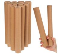 IMIKEYA 20pcs Cardboard Tubes Made of Kraft Paper round Cylindrical Shape Featuring Stackable Convenience a Space-saving Design for Crafts and Art Projects as Mailing Tubes