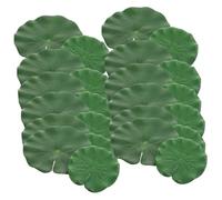 IMIKEYA 20pcs Floating Decor for Aquarium Realistic Simulation Leaves Water Feature Decoration for Fish Tanks Pools Light Weight High Detail Design