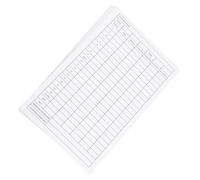 IMIKEYA 20Pcs Golf Scorecards Coated Copperplate Paper Portable Score Sheets for Golf Course Use Competition Supply Sports Scorecard Accessories