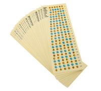 IMIKEYA 20pcs Guitar Scale Stickers Fretboard Labels Note Signs for Beginners Practice Learn Music Theory Fingerboard