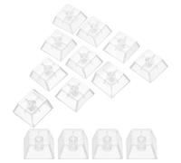 IMIKEYA 20Pcs Mechanical Keyboard Keycaps Set, Fully Backlit No Marking Key Covers Replacement for Gaming Keyboards, High Transparency Keycap Accessory for PC