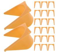 IMIKEYA 20pcs Orange Plastic Pigeon Cage Door Entrance for Homing Pigeons Convenient and Installation Bird Cage Supplies for Dove